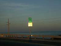 seven mile bridge sign